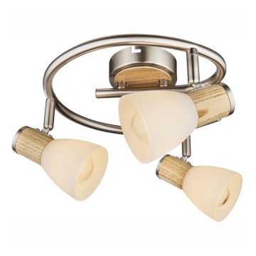 Globo - Reflektorska lampa 3xE14/40W/230V jasen