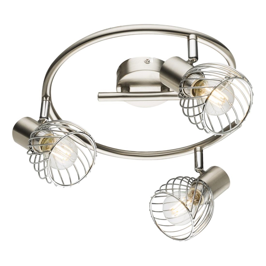 Globo - Reflektorska lampa 3xE14/40W/230V mat krom