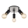 Globo - Reflektorska lampa 3xE27/60W/230V crno drvo