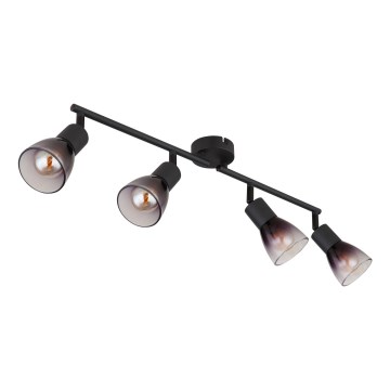 Globo - Reflektorska lampa 4xE14/25W/230V crno