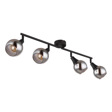 Globo - Reflektorska lampa 4xE14/40W/230V crno