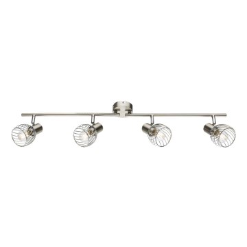 Globo - Reflektorska lampa 4xE14/40W/230V mat krom