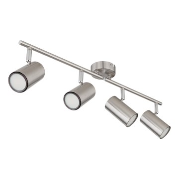 Globo - Reflektorska lampa 4xGU10/25W/230V mat krom