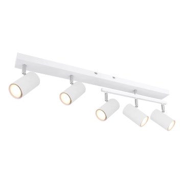 Globo - Reflektorska lampa 5xGU10/35W/230V bela