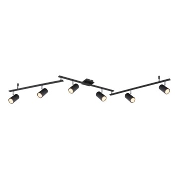 Globo - Reflektorska lampa 6xGU10/35W/230V crno