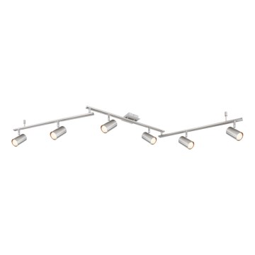 Globo - Reflektorska lampa 6xGU10/35W/230V mat krom