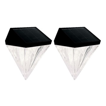 Globo - Set 2x LED Solarna zidna rasveta LED/0,5W/3V IP44