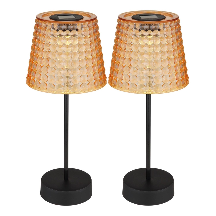 Globo - Set 2x LED Solarno svetlo LED/0,06W/3V IP44 40 mAh narandžasta