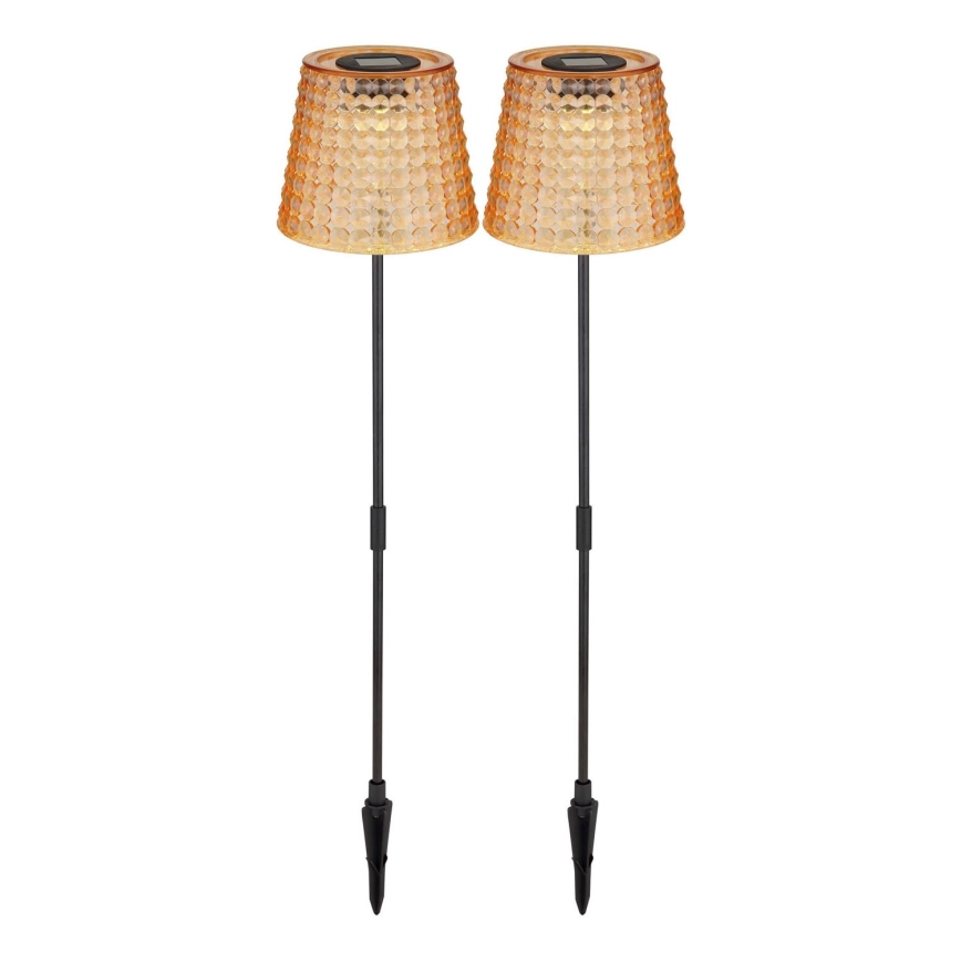 Globo - Set 2x LED Solarno svetlo LED/0,06W/3V IP44 narandžasta