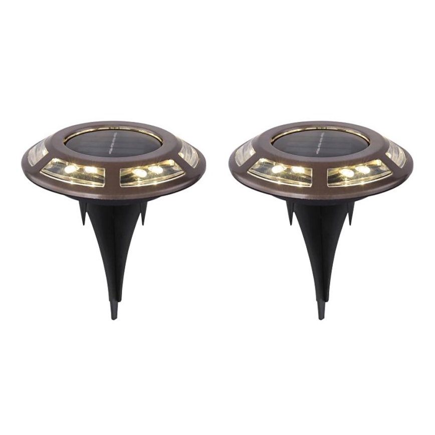 Globo - Set 2x LED Solarno svetlo LED/0,72W/3V 3200K IP44 300 mAh