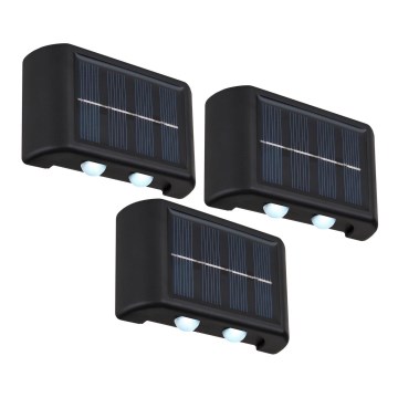 Globo - Set 3x LED Solarno svetlo LED/0,8W/3V 6500K IP44