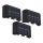 Globo - Set 3x LED Solarno svetlo LED/0,8W/3V 6500K IP44