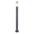 Globo - Spoljašnja lampa sa senzorom 1xE27/15W/230V IP44 110 cm antracit