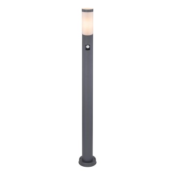 Globo - Spoljašnja lampa sa senzorom 1xE27/15W/230V IP44 110 cm antracit