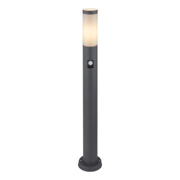 Globo - Spoljašnja lampa sa senzorom 1xE27/15W/230V IP44 80 cm antracit