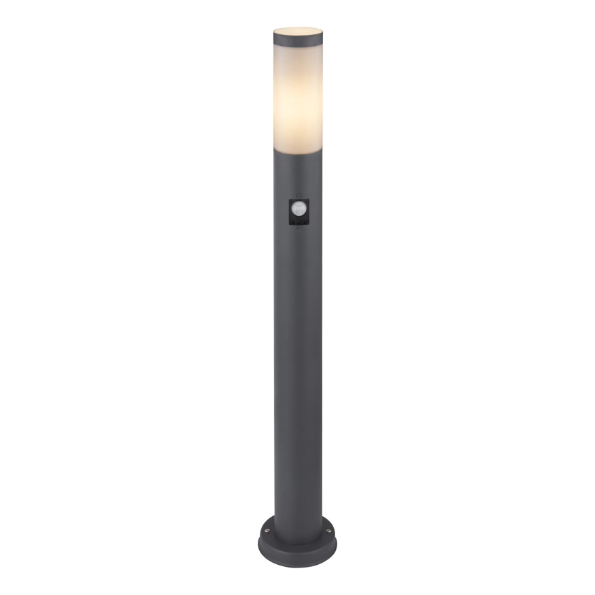 Globo - Spoljašnja lampa sa senzorom 1xE27/15W/230V IP44 80 cm antracit