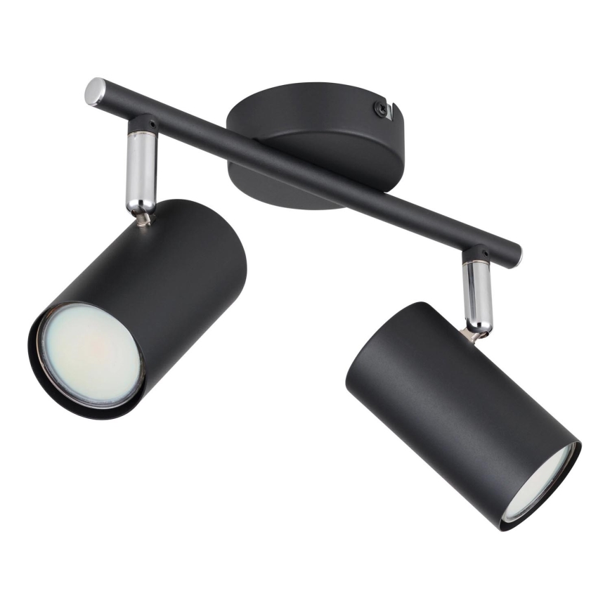 Globo - Spot svetiljka 2xGU10/25W/230V crna