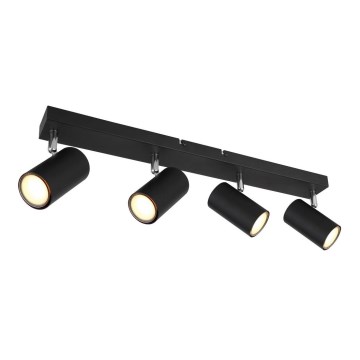 Globo - Spot svetiljka 4xGU10/35W/230V crna