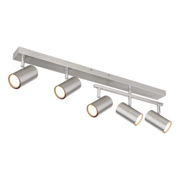 Globo - Spot svetiljka 5xGU10/35W/230V mat hrom