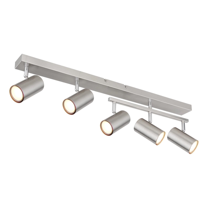 Globo - Spot svetiljka 5xGU10/35W/230V mat hrom