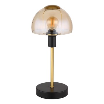 Globo - stona dodirna lampa 1xE14/25W/230V crno/zlatna