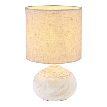 Globo - Stona lampa 1xE14/40W/230V bež/keramika