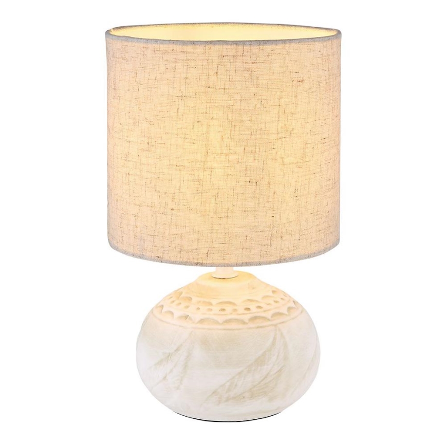 Globo - Stona lampa 1xE14/40W/230V bež/keramika