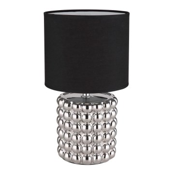 Globo - Stona lampa 1xE14/40W/230V crno/srebrno