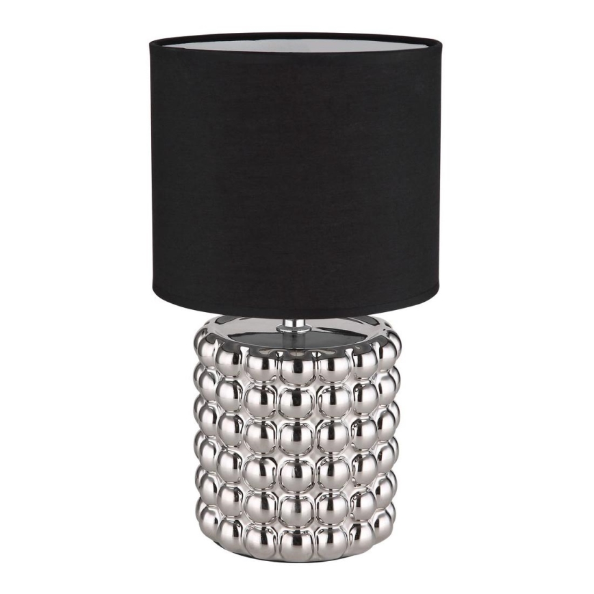Globo - Stona lampa 1xE14/40W/230V crno/srebrno