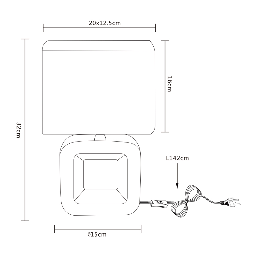 Globo - Stona lampa 1xE14/40W/230V