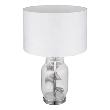 Globo - Stona lampa 1xE27/40W/230V bela