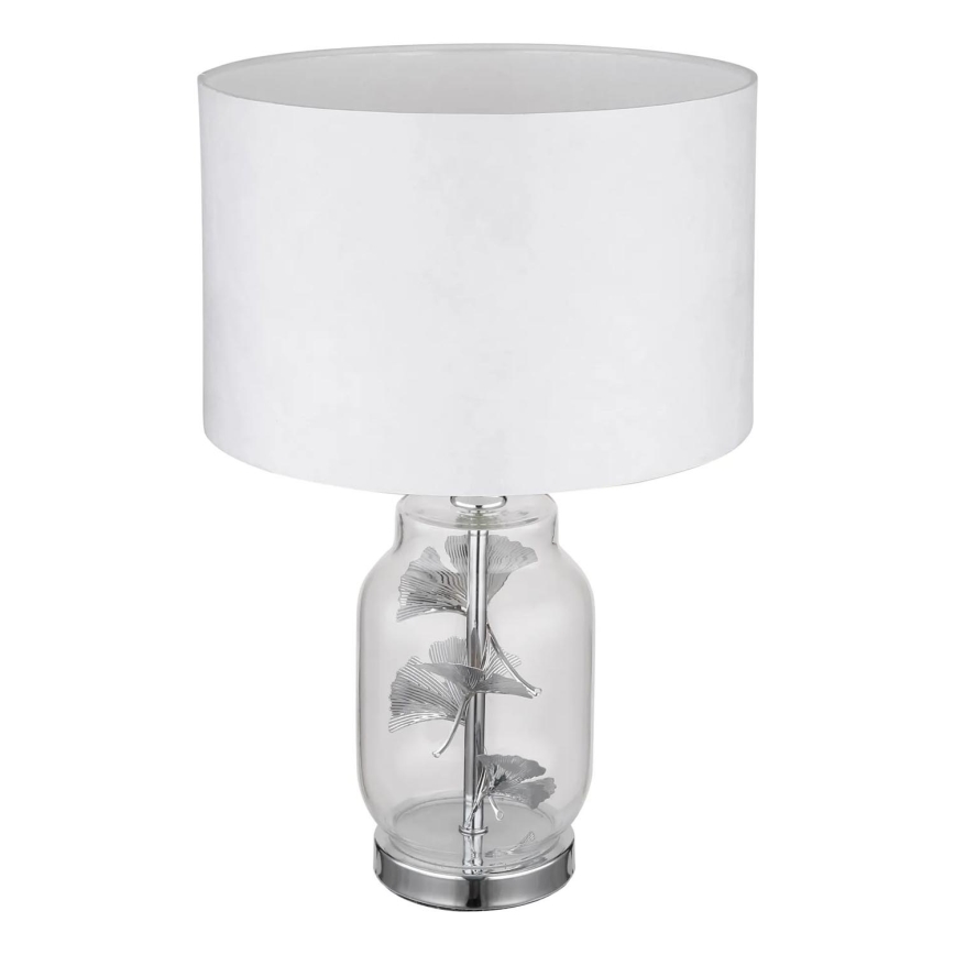 Globo - Stona lampa 1xE27/40W/230V bela