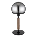 Globo - Stona lampa 1xE27/40W/230V crno/braon