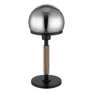 Globo - Stona lampa 1xE27/40W/230V crno/braon