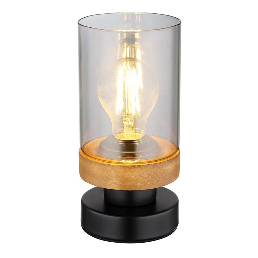 Globo - Stona lampa 1xE27/40W/230V metal/drvo