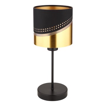 Globo - Stona lampa 1xE27/40W/230V pr. 16 cm crno/zlatna