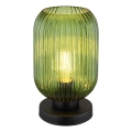 Globo - Stona lampa 1xE27/40W/230V zelena