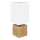 Globo - Stona lampa 1xE27/7W/230V bela/braon