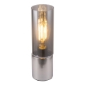 Globo - Stona lampa na dodir 1xE27/25W/230V pr. 9 cm mat krom