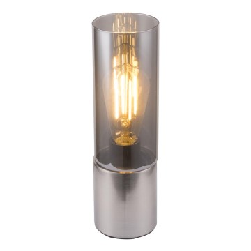 Globo - Stona lampa na dodir 1xE27/25W/230V pr. 9 cm mat krom