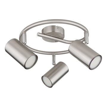 Globo - Stropno spot svetlo 3xGU10/25W/230V matni hrom