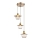 Globo - Viseća lampa 3xE27/60W/230V