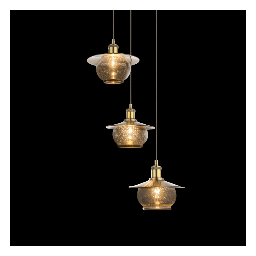 Globo - Viseća lampa 3xE27/60W/230V