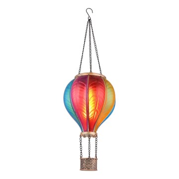Globo - Viseća solarna dekoracija 20xLED/0,5W/3V IP44 leteći balon