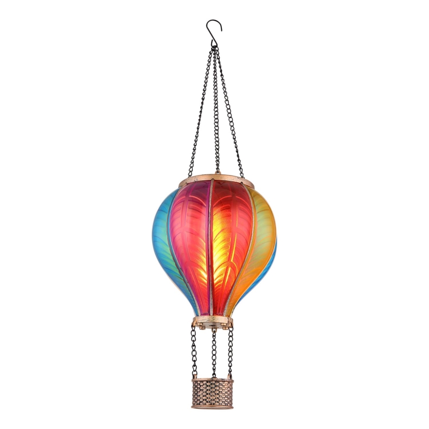 Globo - Viseća solarna dekoracija 20xLED/0,5W/3V IP44 leteći balon