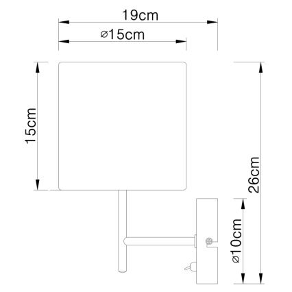Globo - Zidna lampa 1xE14/40W/230V