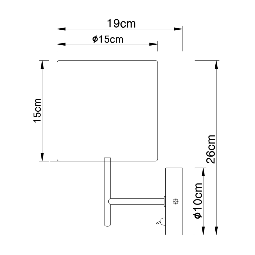 Globo - Zidna lampa 1xE14/40W/230V