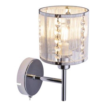 Globo - Zidna lampa 1xE14/40W/230V mat krom