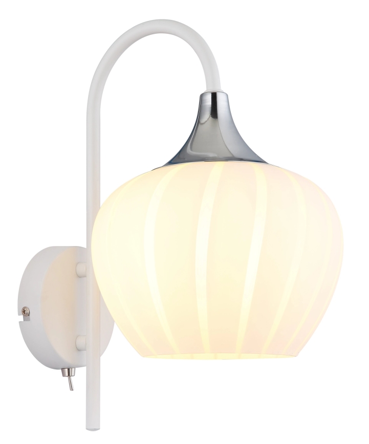 Globo - Zidna lampa 1xE27/40W/230V bela