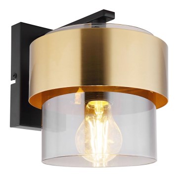 Globo - Zidna lampa 1xE27/60W/230V crno/mesing